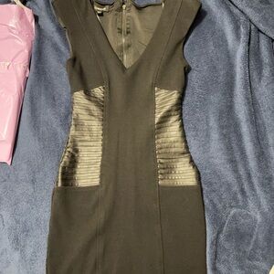 bebe Black and Gray Dress